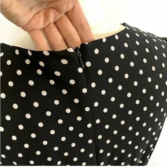 MADELEINE Fit&Flared Polka Dot Spotted Dress Size 14 UK - Picture 5 of 10